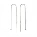 Jewelry : Sterling Silver Ear Threads Threaders 4 Inch / Add A Bead