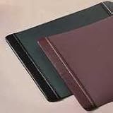 Artistic Products 4133-8-1 Bonded Leather Desk Pad Gold-Tooled Panels, 24 X 38, Black
