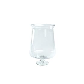 Keep It Simple with Katie Brown Glass Pedestal Hurricane Candle Holder 7-inch by... by 