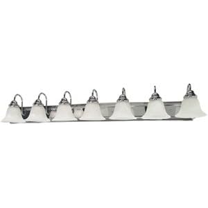 Ballerina Seven Light Vanity Light in Polished Chrome by 
