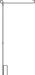 Garden Flag Pole