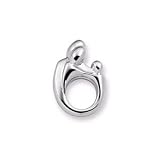 Mother and Child Small Family Pendant