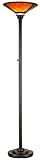 IMAGE OF Mica Collection Mission-Style Torchiere Floor Lamp