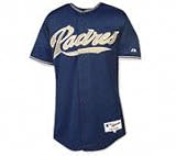 San Diego Padres Blank Alt Replica Jersey by Majestic
