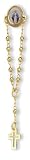 Lady of Grace One Decade Rosary Pin Lapel. Made in Brazil.