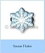 Snowflake Shoe Charm