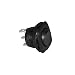 Square Bezel Round Momentary Rocker Switch - SPST / On - (Off) : 30-16260