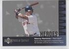 2002 UD Piece of History Tape Measure Heroes #TM8 - Manny Ramirez