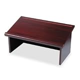 Portable Fold-up Tabletop Lectern, 28w x 16d x 13-7/8h, Mahogany
