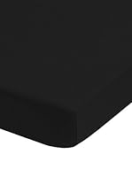 Biberna Sábana Bajera Elástica Gots Bio-Satin (Negro)