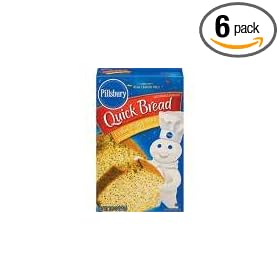 Pillsbury Quick Bread Lemon Poppy Seed 15.6 oz. (Pack of 6)