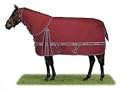 Masta Check-Tech XT Turnout 6oz with Zip Neck-Rumba Red - 6'9"