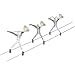 Eurofase Lighting KIT-3JAZ-S5 Komet, 5-Light Track Kit Platinum/Frost/Blue