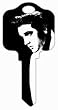Elvis Profile Schlage SC1 House Key