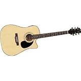 Mitchell Dreadnought Cutaway Acoustic-Electric Guitar Natural MD100SCE
