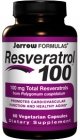 Jarrow Formulas, Resvératrol 100, 60 Capsules végétales