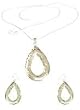 Jewellery Sets - Earring and Pendant Sterling Silver 27 Grams (spers001)