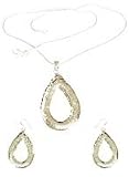 Earring and Pendant Sets Sterling Silver Jewelry 27 Grams