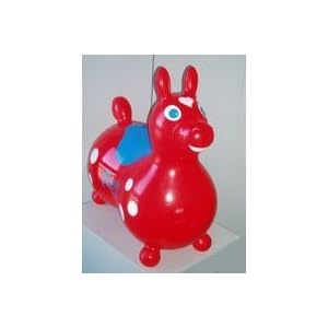 Gymnic Rody Max Inflatable Hopping Horse, Red by