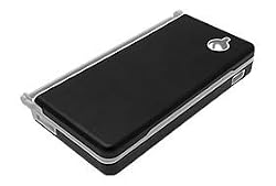 Nintendo DSi Alunminum Metallic Armor Hard Case with Screen Protector - Black