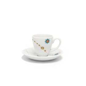 La Cafetiere Decadence Espresso Cup & Saucer Set of 4