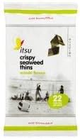 (8 PACK) - Itsu Wasabi Crispy Seaweed Thins Multipack| (5x3) x 6 (gx)x |8 PACK - SUPER SAVER - SAVE MONEY
