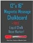 NeoPlex 12"x16" Magnetic Backed Chalkboard + FREE Chalk Marker