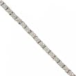 Solid White Gold Tennis Bracelet 1.5 Carat Diamond New