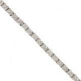 Solid White Gold Tennis Bracelet 1.5 Carat Diamond New