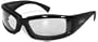 Stray Cat Stylish Padded Hunting Shooting Safety Glasses with Clear Lenses