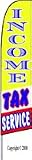 Income Tax Service Feather Flag (11 x 2.5 Feet)