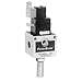 Numatics S32C-04BEN Series 32 Solenoid Quick Exhaust Valve 1/2 NPTF w/Soft Start/110 VAC w/No Manual Override