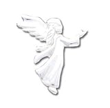 Solid Sterling Silver Angel Brooch Pin