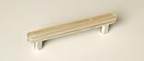 Variation Bamboo + Lead Free Pewter Cabinet Hardware Pull