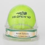 Novak Djokovic 2010 US Open Match Used Ball - Match Used Tennis Balls