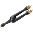 Monster 127770-00 Single Female RCA to Dual Male RCA Y-Adapter