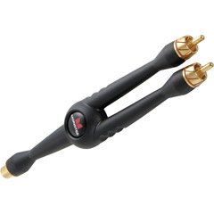 Monster 127770-00 Single Female RCA to Dual Male RCA Y-Adapter