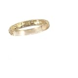 Baby Jewelry - 14K Yellow Gold All Around Faceted Heart Ring