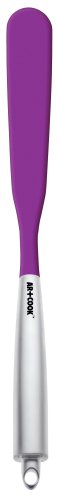 Art and Cook Large Scraper Spatula, Purple