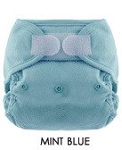 Blueberry Diaper Coveralls - Hook/Loop - Mint Blue