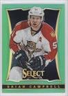 Brian Campbell #11/25 Florida Panthers (Hockey Card) 2013-14 Select Green Prizms #148