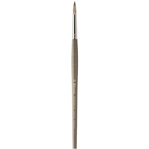 Escoda Modernista 4075 Oil & Acrylic Tadami Synthetic Mongoose Paint Brush Round; Size 6