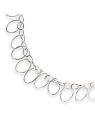 Sterling Silver Fancy Link Necklace QH1134-42"