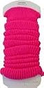 ADULT LADIES NEON UV PINK LEGWARMERS 80s RAVE DISCO
