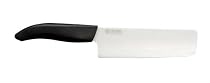 Kyocera Revolution Series  6 Inch Nakiri Vegetable Cleaver, White Blade