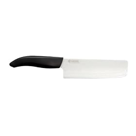 Kyocera Revolution Series 6 Inch Nakiri Vegetable Cleaver, White Blade by Kyocera