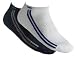 Papi Bamboo Fiber Socks (2-Pack) for Men & Teenagers - White/Navy