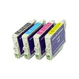 1 Full Set of Compatible Cartridges for Epson D120 / DX7450 / DX8450 / D92 / DX4400 / DX4450 / D78 / DX4000 / DX4050 / DX5000 / DX5050 / DX6000 / DX7000F (Works with all Versions)