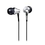 Sony Mdr-Ex75/Slv Ex Earbuds Headphones with 9mm Hi-Sensitivity Driver (Silver)
