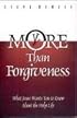 More Than Forgiveness: A Contemporary Call to Holiness Based on the Life of Jesus Christ
